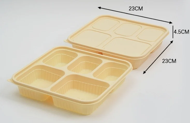 Cornstarch compartment tray CS-MG1100-5GF